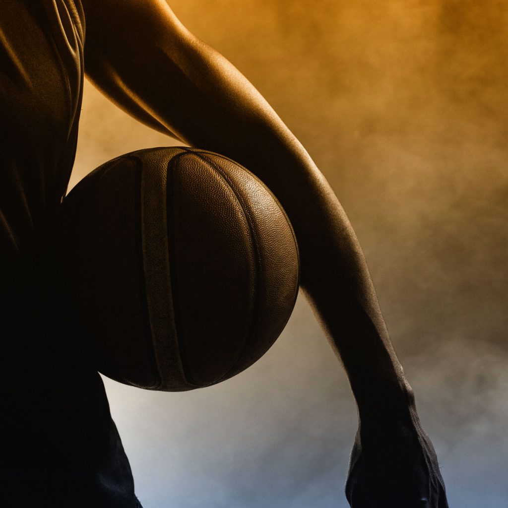 Basketball player silhouette